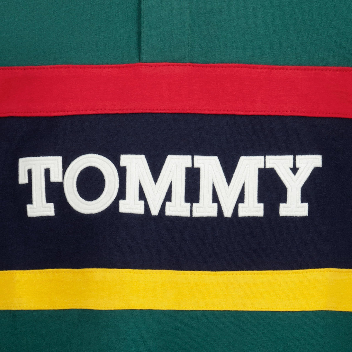 Tommy Hilfiger | Rugby Manga Larga College Stripe Verde Niño (8T - 16T)
