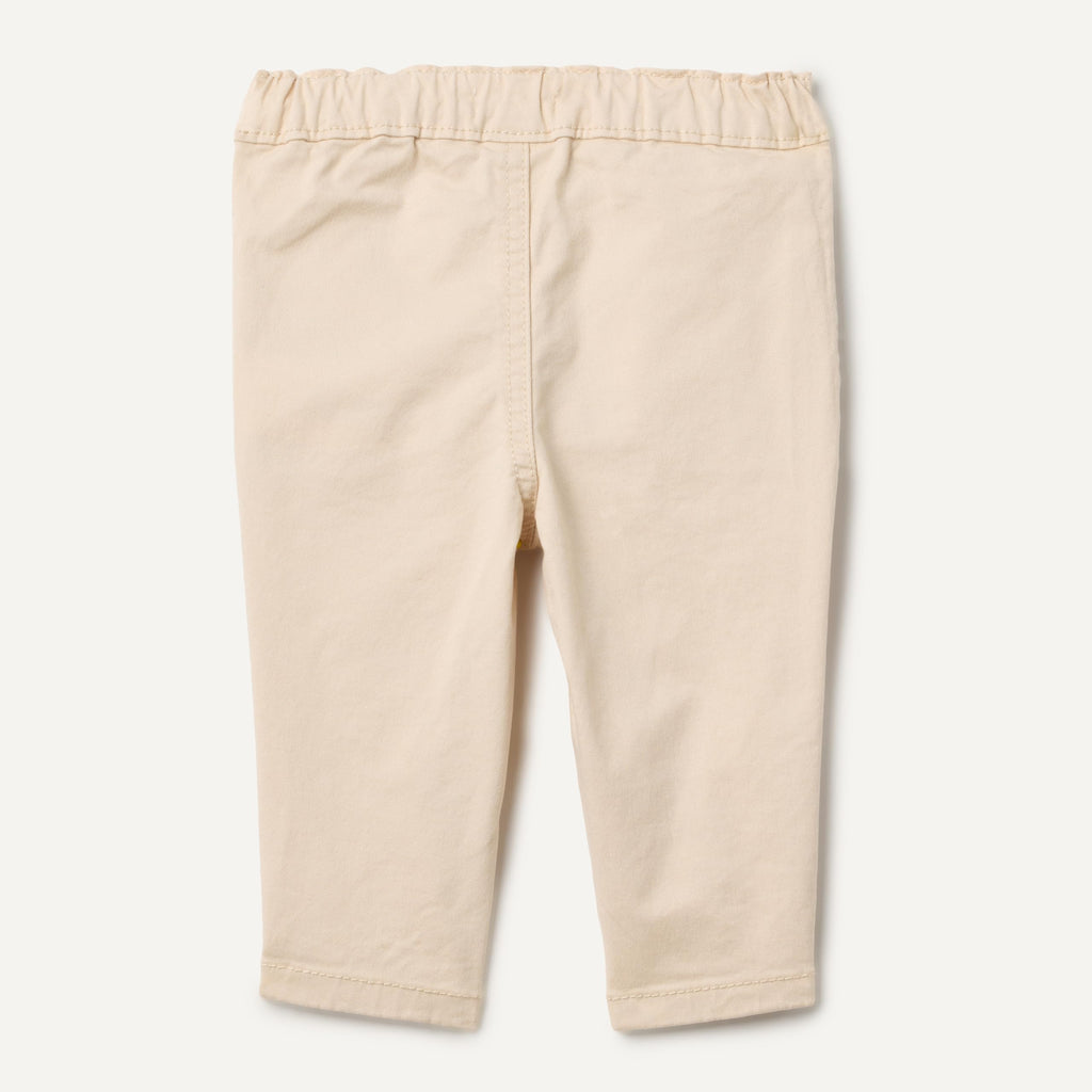 Amazon Essentials x Sofia Grainge Pantalón Chino Bebé/Niño | Beige • Stretch • Cintura Elástica • Bolsillos