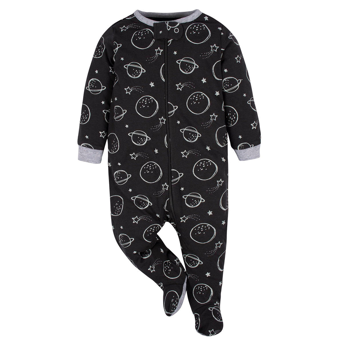 Gerber | Paquete 4 Pijamas Sleep N' Play con Pies Bebé Niño