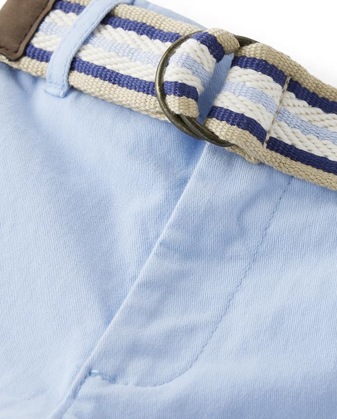 Gymboree Pantalón Chino Azul Daybreak con Cinturón
