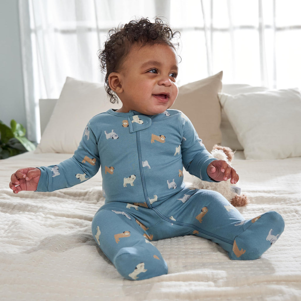 Gerber | Paquete 4 Pijamas Sleep N' Play con Pies Bebé Niño
