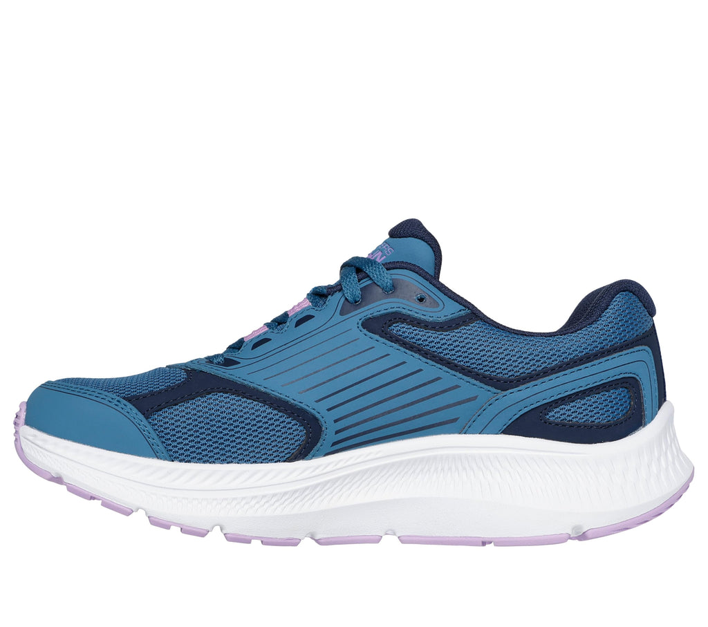 Skechers - Tenis Deportivos  Go Run Consistent con Materiales Reciclados para Mujer (Azul/Lila)  (Talla Adulta 35 - 41)