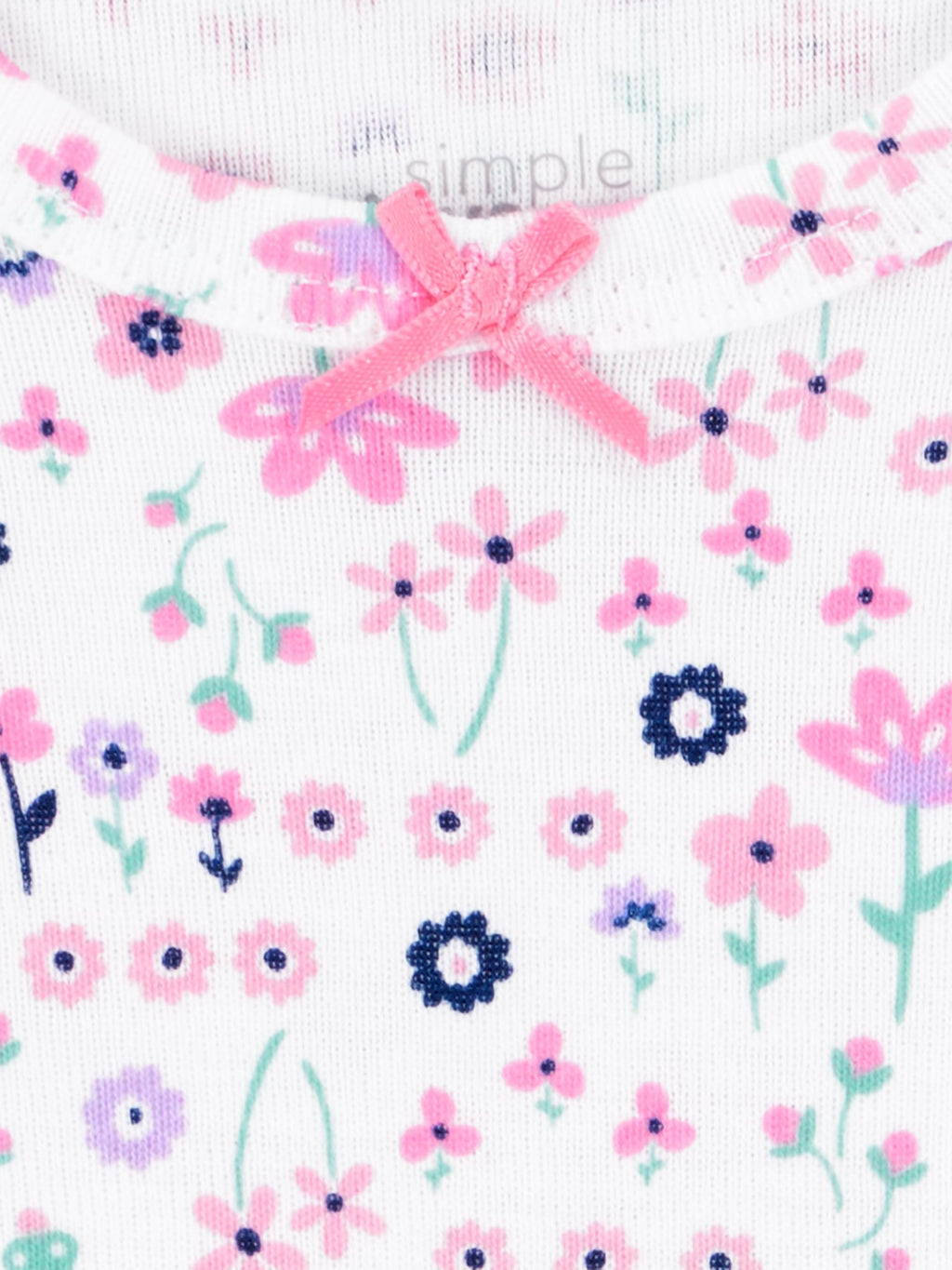 Set de 6 Piezas Simple Joys by Carter's – Bodis Manga Corta, Manga Larga y Pantalones para Bebé Niña