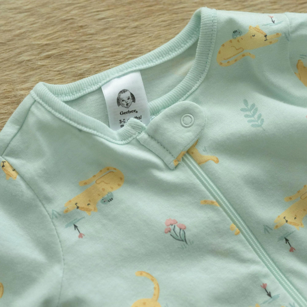 Gerber | Paquete 4 Mamelucos Sleep N' Play para Bebé Niña