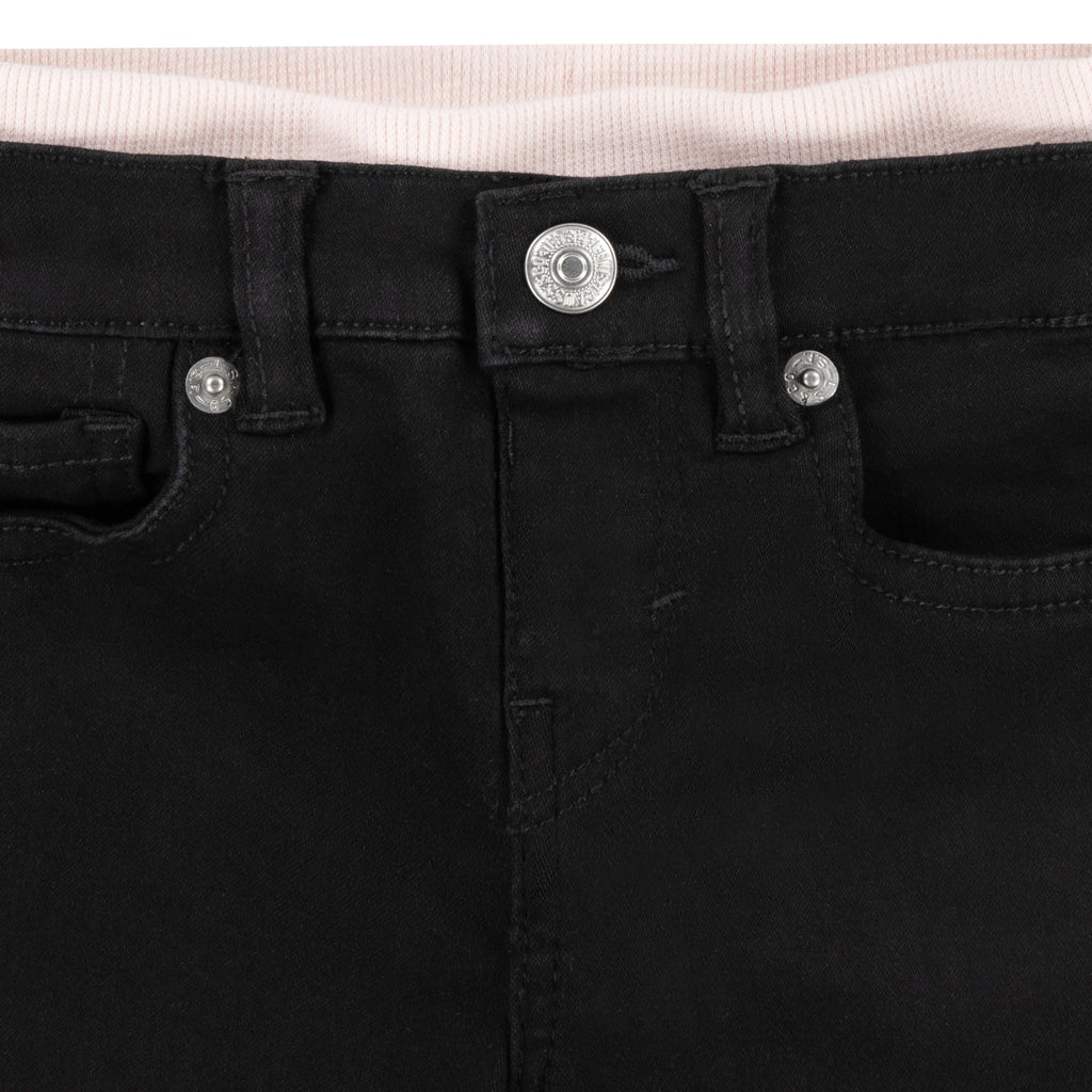 Levi's | Jeans Slim Denim Negro Elástico Cintura Elástica Bebé Niño (3M - 4T) (Copia)