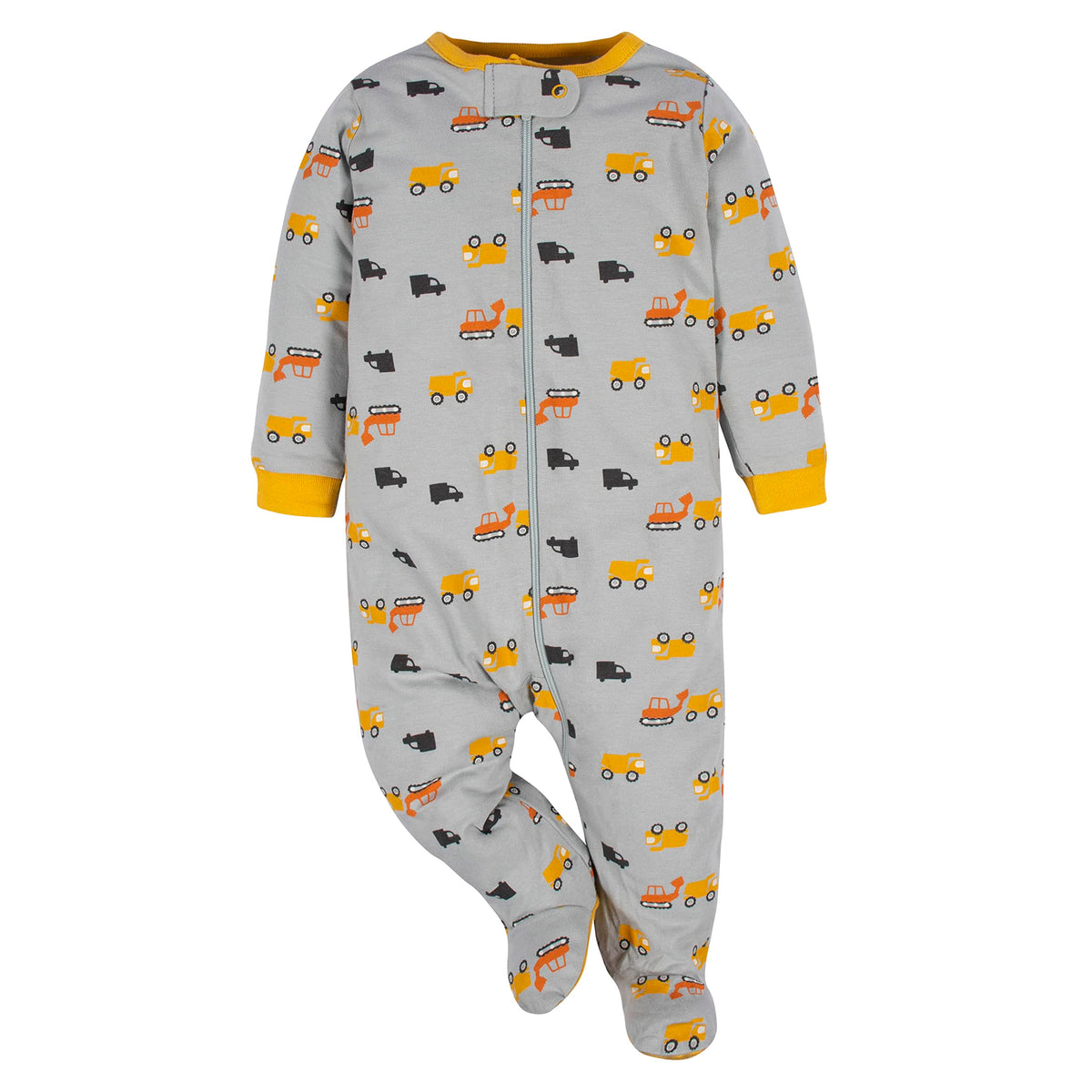 Gerber | Paquete 4 Pijamas Sleep N' Play con Pies Bebé Niño