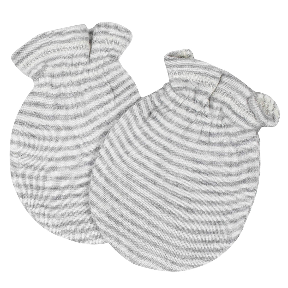Set 8 Piezas Gorros y Manoplas para Bebé Niña – Rosa Princesa y Estrellas Doradas, 100% Algodón, Recién Nacido a 3 Meses