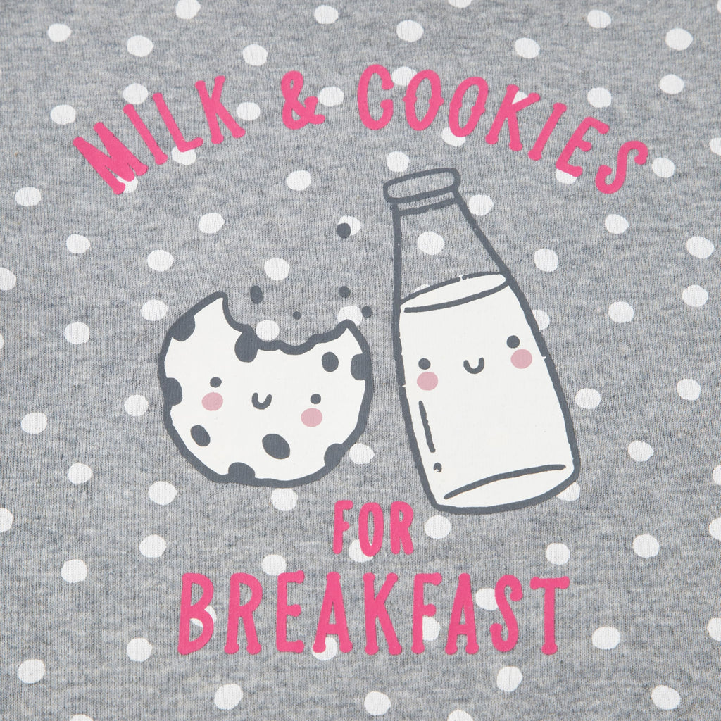 Huggies Conjunto de Pijama 4 Piezas “Milk & Cookies for Breakfast” (12M - 5T)