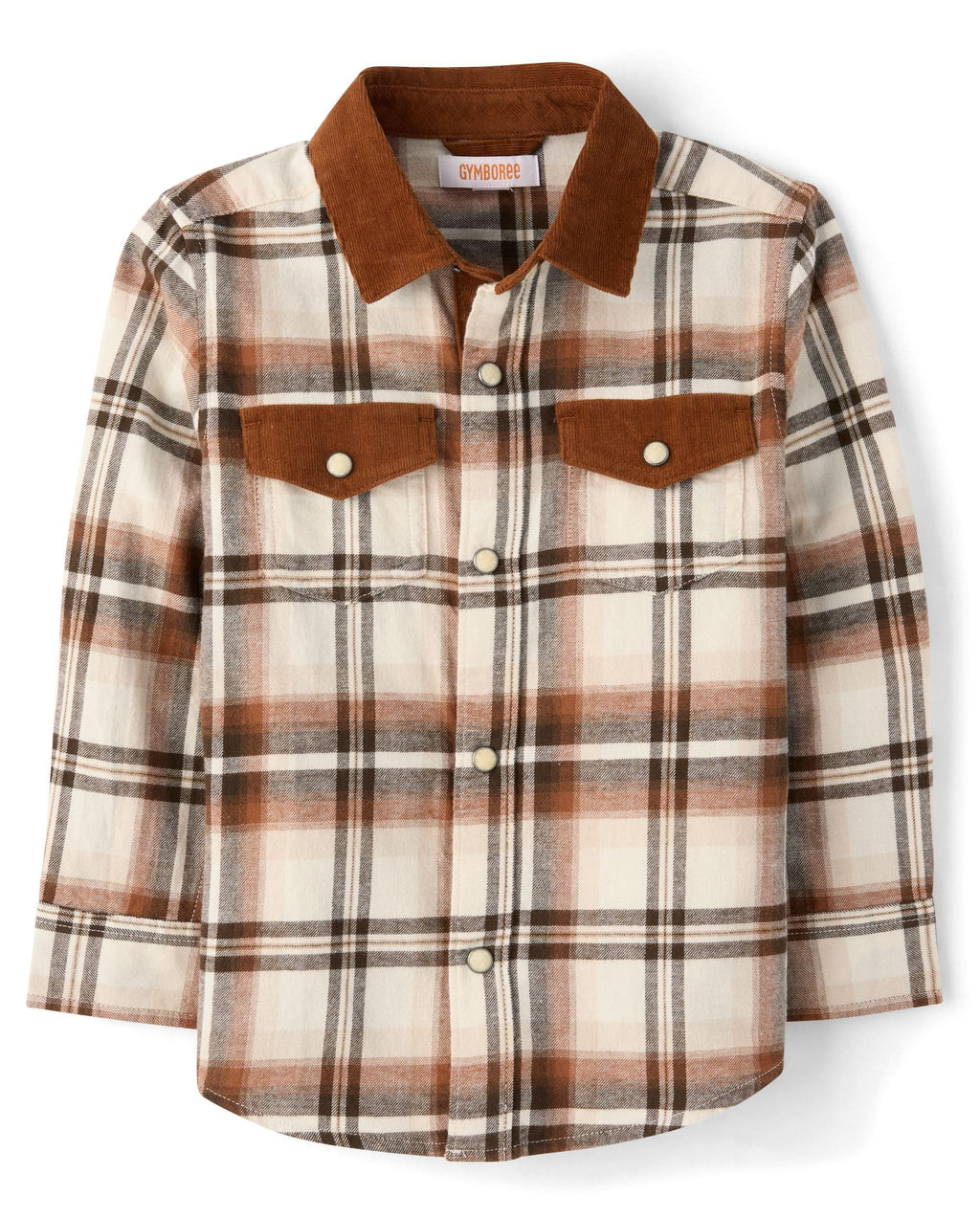 Gymboree Camisa de Franela Tartán Manga Larga (2T - 12T)