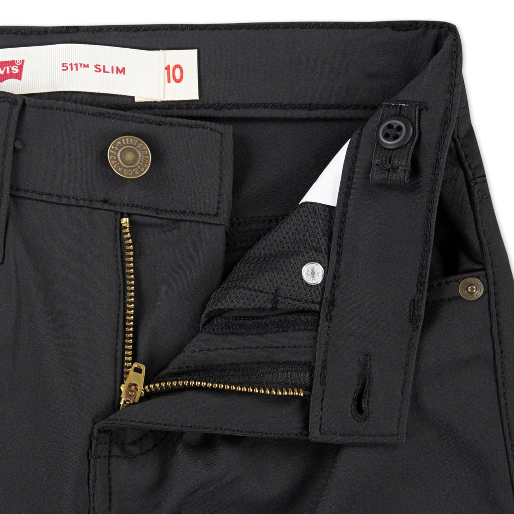 Levi's Pantalón 511 Slim Tech Niño | Negro Azabache