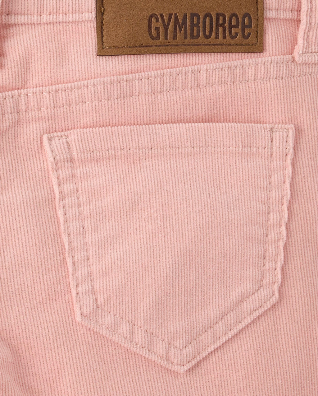 Gymboree Pantalón Ancho de Pana Rosa con Lazos (12M - 24M)