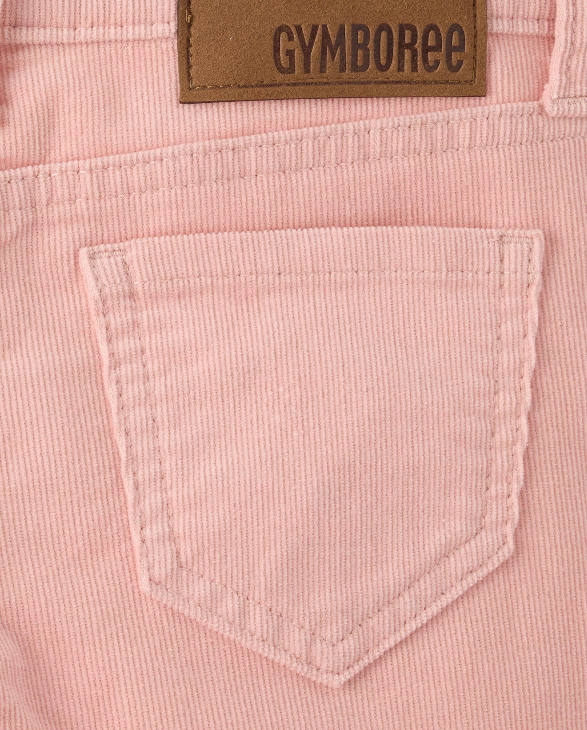 Gymboree Pantalón Ancho de Pana Rosa con Lazos (12M - 24M)