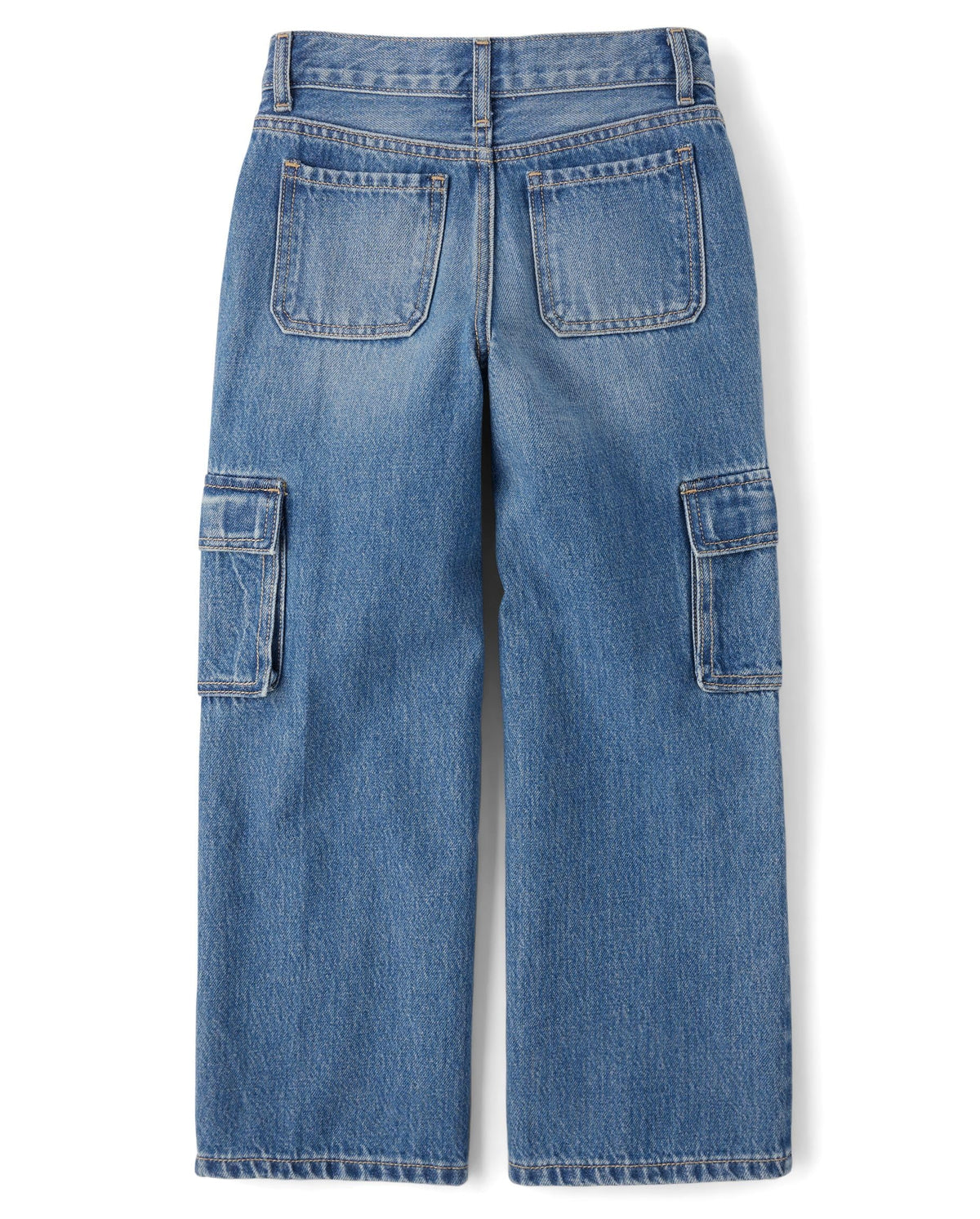 Jean Cargo Baggy The Children's Place | Orchard Wash + Bolsillos Cargo Amplios + Ajuste Holgado | Niña (4T - 16T)