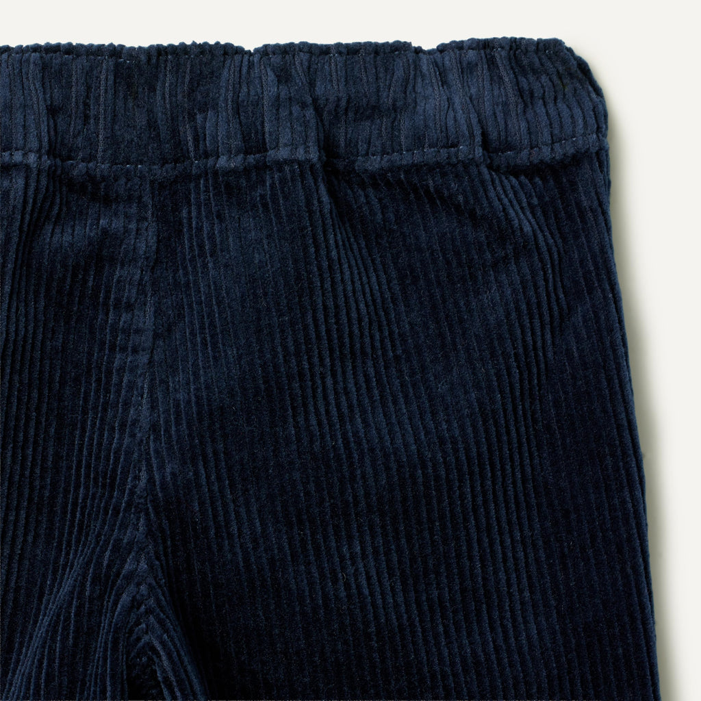 Amazon Essentials x Sofia Grainge Pantalón Pana Bebé/Niño | Azul Navy • Stretch • Cintura Elástica