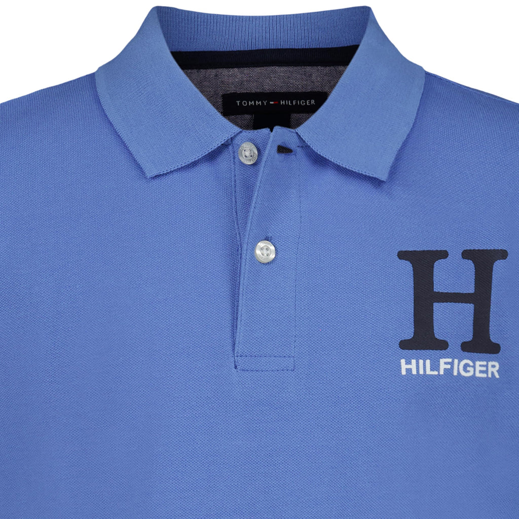 Tommy Hilfiger | Polo Piqué Matt Manga Corta Azul Niño (8T - 16T)