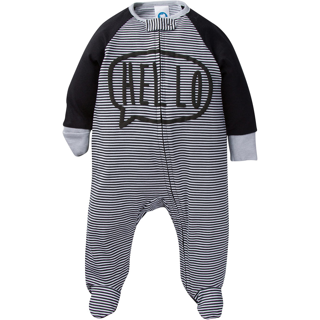 Gerber | Paquete 4 Pijamas Sleep N' Play con Pies Bebé Niño
