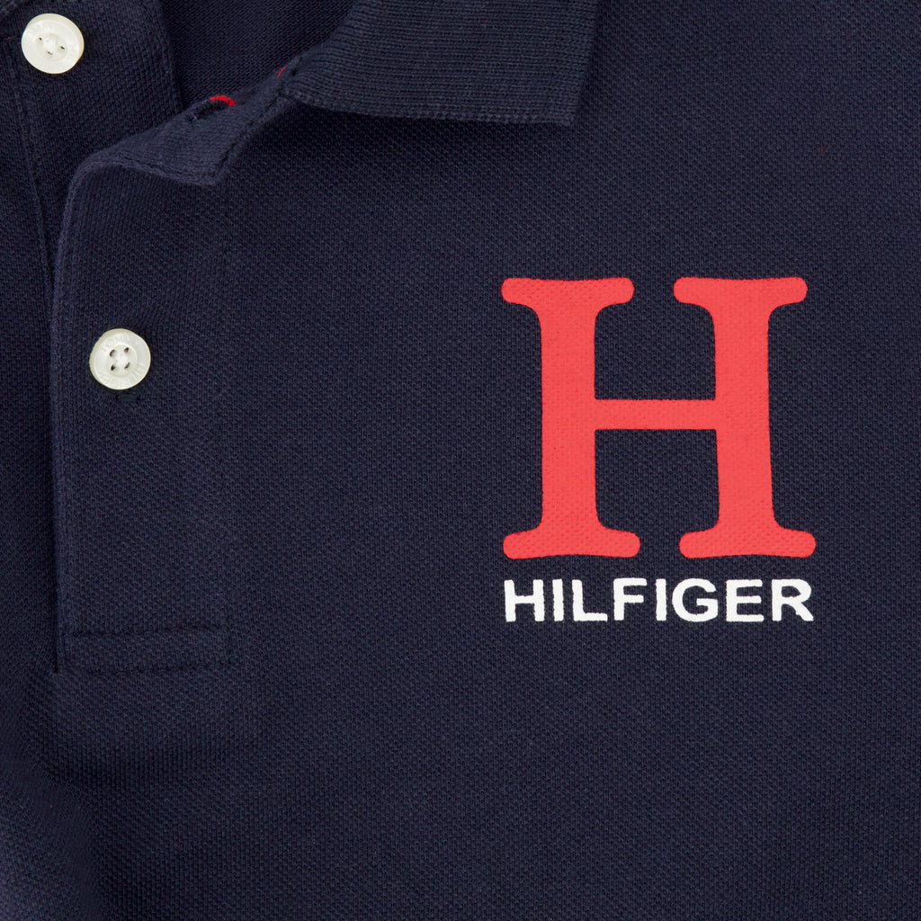 Tommy Hilfiger | Polo Piqué Matt Manga Corta Azul Marino Niño (8T - 16T)