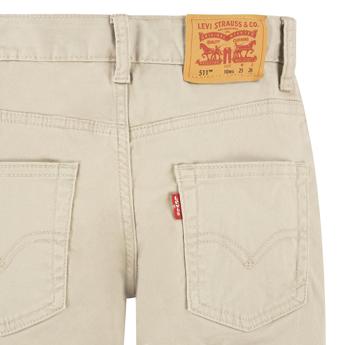 Levi's Pantalón 511 Slim Niño | Beige/Plaza Taupe