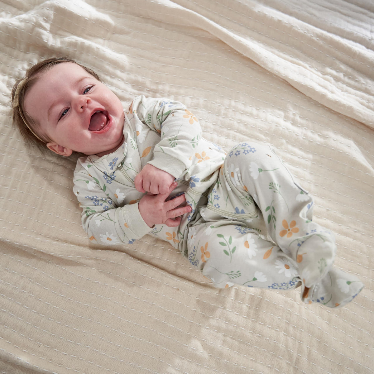 Gerber | Paquete 4 Mamelucos Sleep N' Play para Bebé Niña
