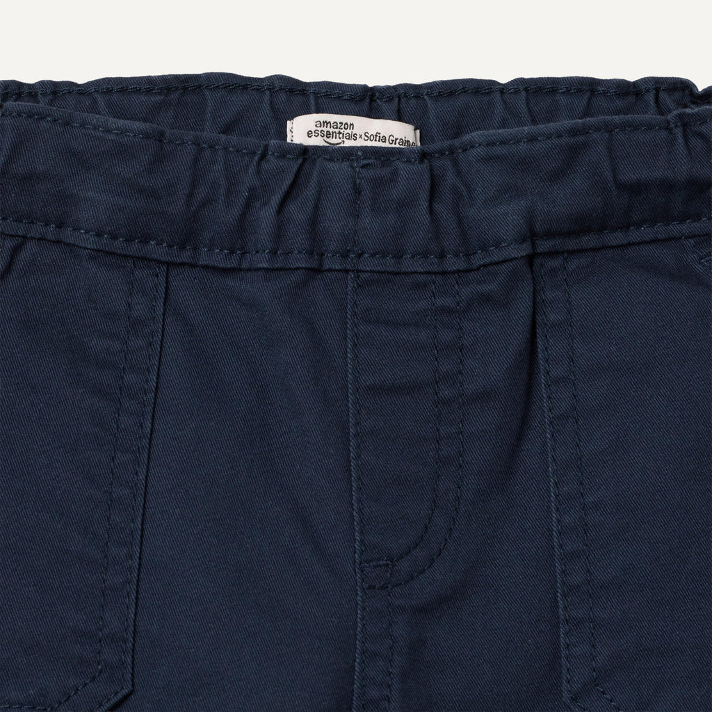 Amazon Essentials x Sofia Grainge Pantalón Chino Bebé/Niño | Navy • Stretch • Cintura Elástica • Bolsillos