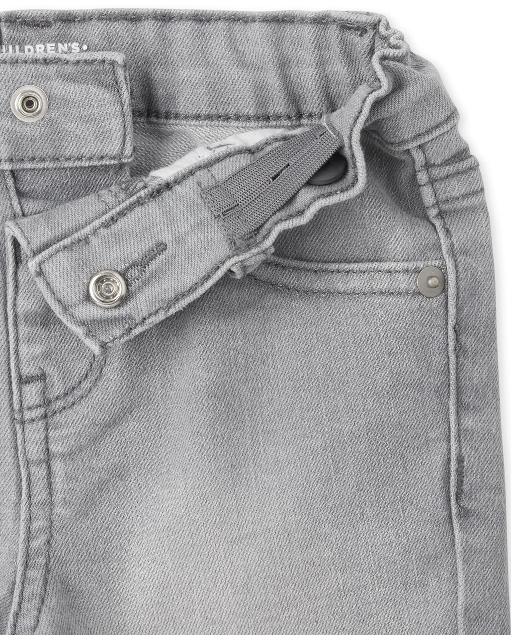 The Children's Place Pack 3 Shorts Denim Stretch Niño | Light Wash • Cintura EZ-Fit • 5 Bolsillos
