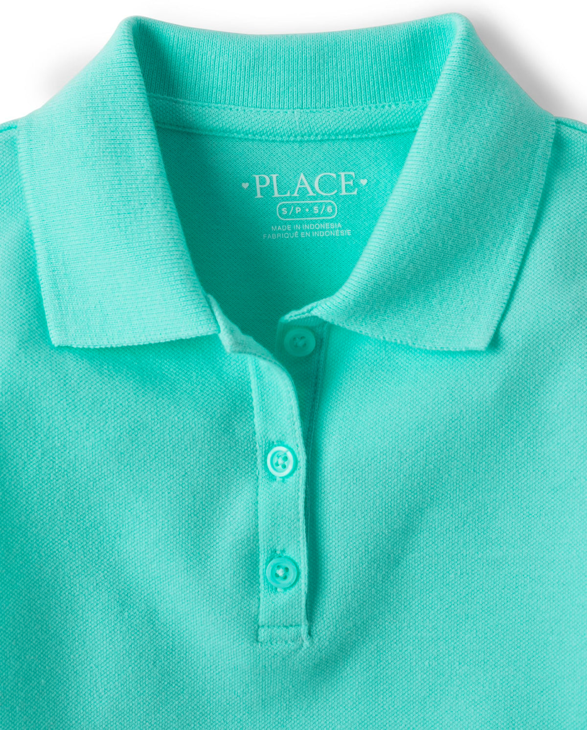 The Children's Place Pack x3 Polos Piqué Niña | Lila + Rosa + Turquesa • Manga Corta