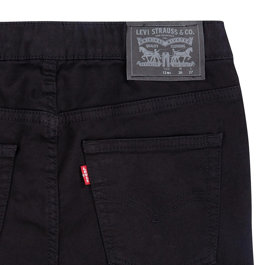 Levi's Jean Skinny Niño | Negro Intenso Monocromático