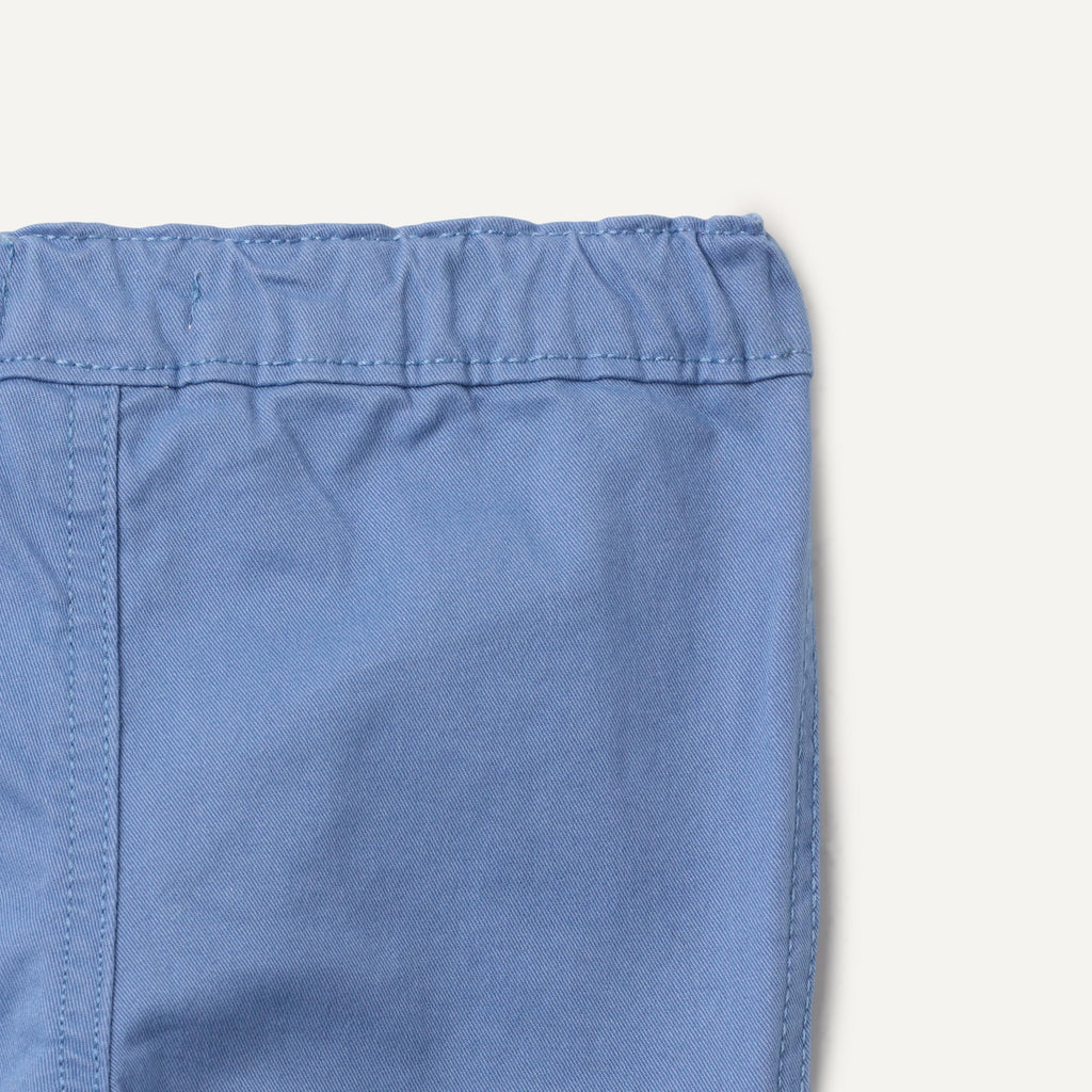 Amazon Essentials x Sofia Grainge Pantalón Chino Bebé/Niño | Azul Acero/Slate • Stretch • Cintura Elástica • Bolsillos