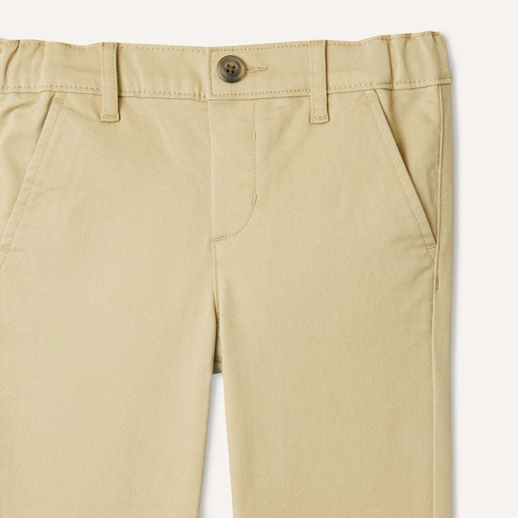 Amazon Essentials Pantalón Chino Niño | Khaki • Ajustado • Cintura Elástica