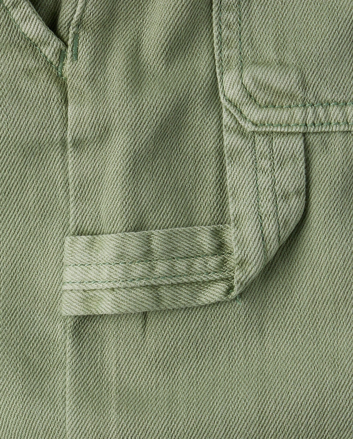 Jean Wide Leg The Children's Place | Verde Alcaparras + Bolsillo Utilitario Carpenter + 100% Algodón | Niña (4T - 16T)