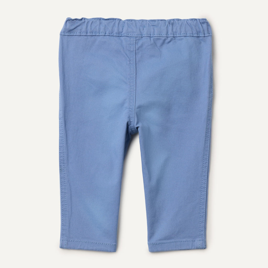 Amazon Essentials x Sofia Grainge Pantalón Chino Bebé/Niño | Azul Acero/Slate • Stretch • Cintura Elástica • Bolsillos