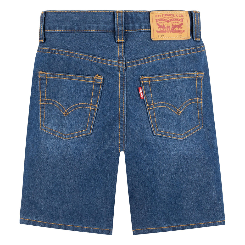 Levi's Short 511 Slim Fit Niño | Azul Medio Vibrante (4T, 5T, 10T, 12T, 14T, y 16T)