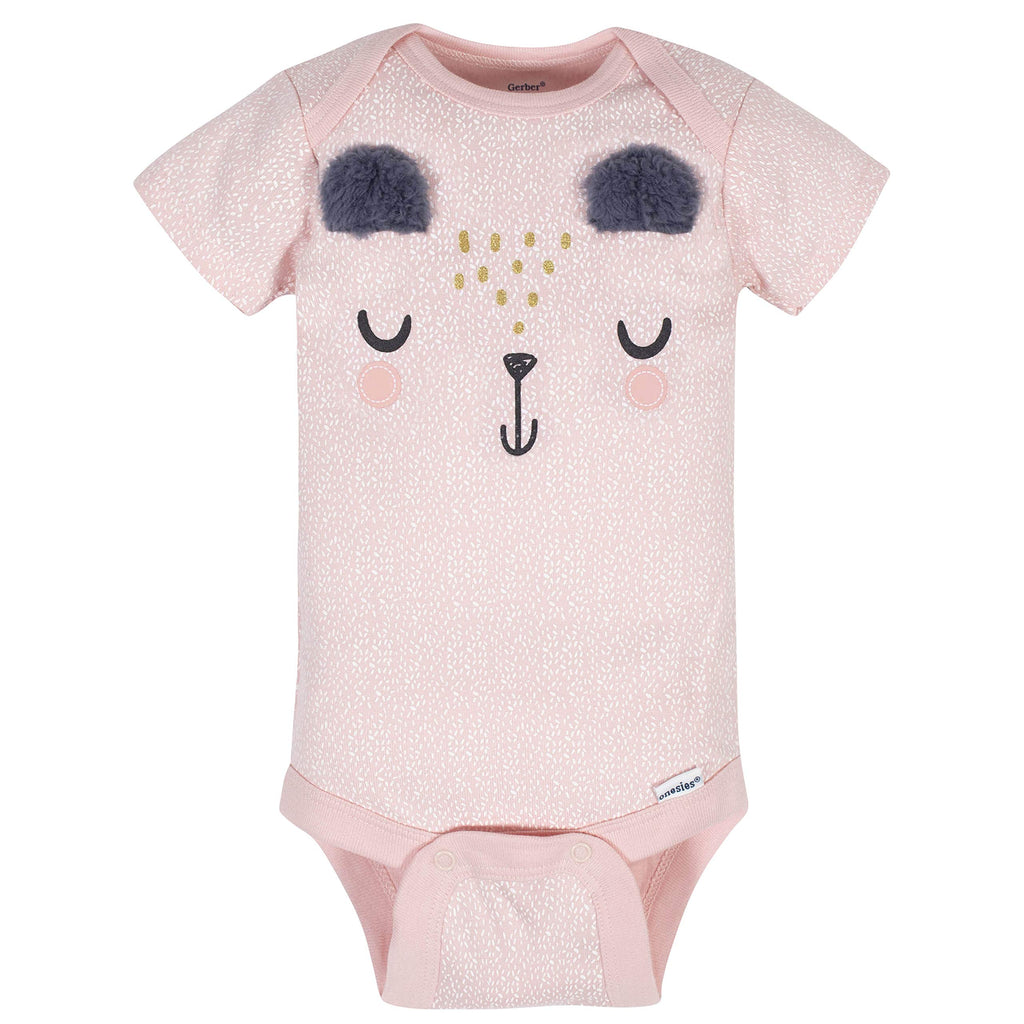 Gerber | Pack 8 Bodies Manga Corta para Niña Bebé — Onesies Collection