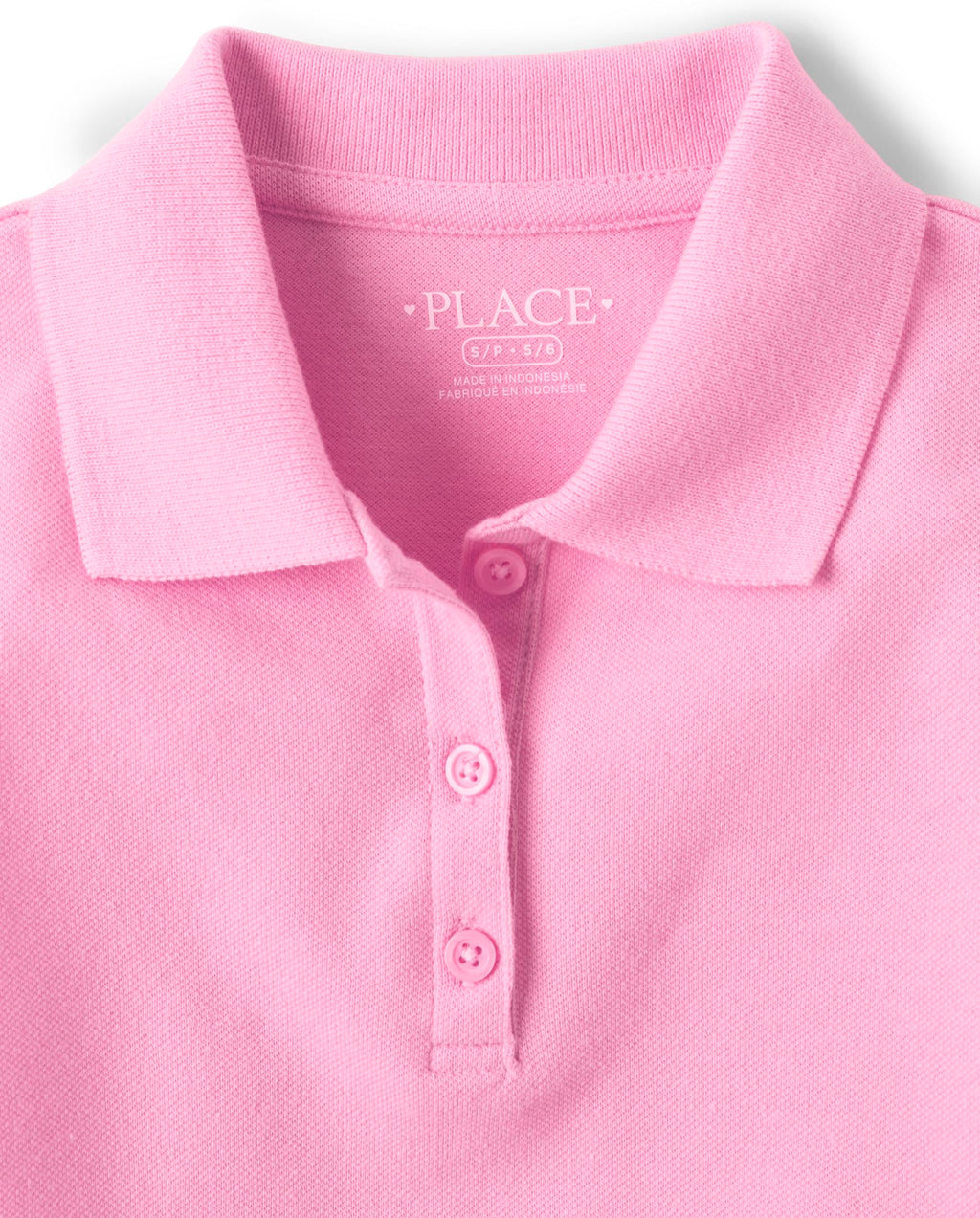 The Children's Place Pack x3 Polos Piqué Niña | Lila + Rosa + Turquesa • Manga Corta