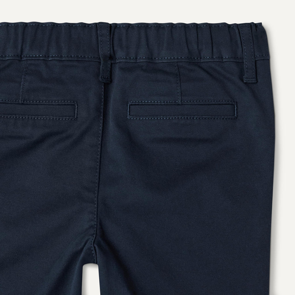 Amazon Essentials Pantalón Chino Niño | Azul Marino • Ajustado • Cintura Elástica