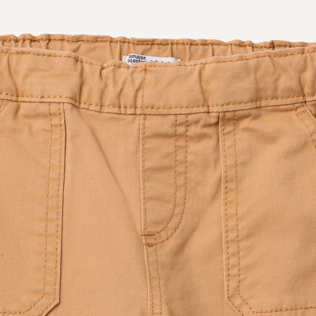 Amazon Essentials x Sofia Grainge Pantalón Chino Bebé/Niño | Camel/Arena • Stretch • Cintura Elástica • Bolsillos