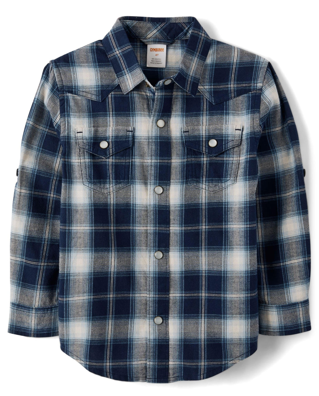 Gymboree Camisa de Franela Tartán Manga Larga (2T - 12T)