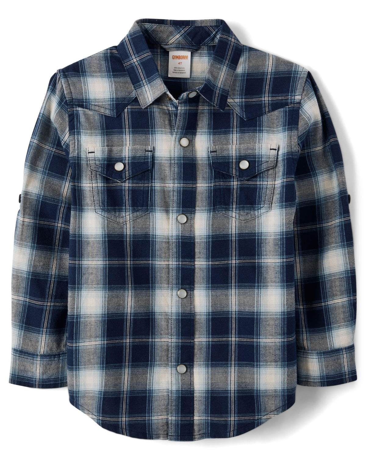 Gymboree Camisa de Franela Tartán Manga Larga (2T - 12T)