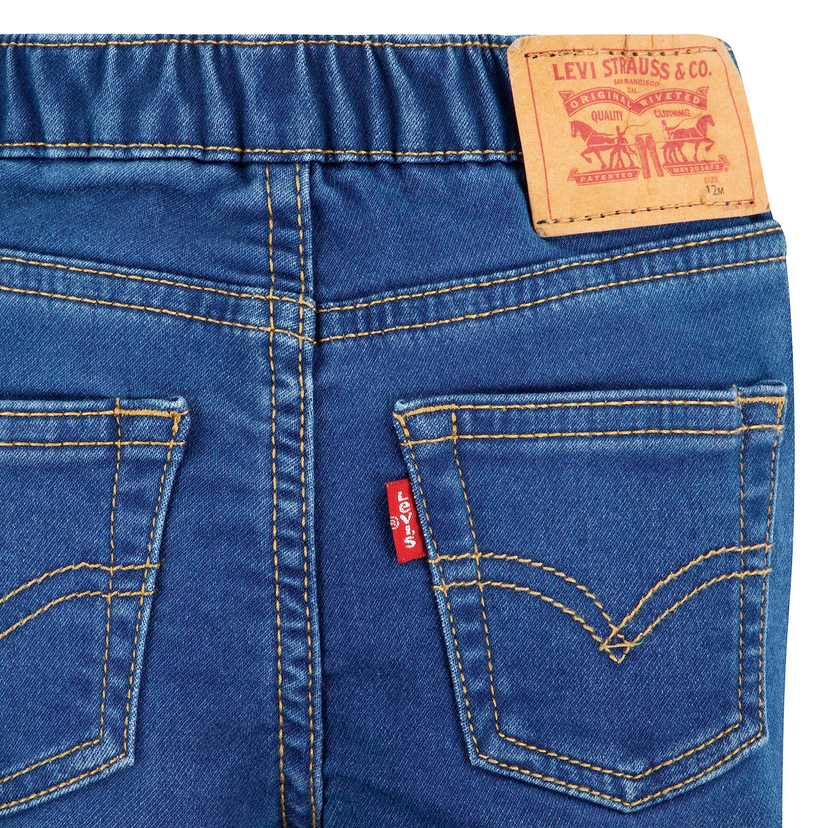 Levi's Jean Skinny Bebé | Azul Medio Desgastado