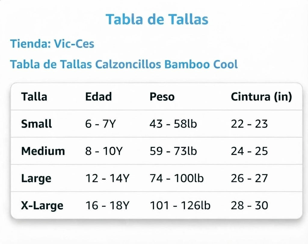Bamboo Cool | Bóxers Niño Pack 6 Viscosa Bambú Transpirables (6T - 18T)
