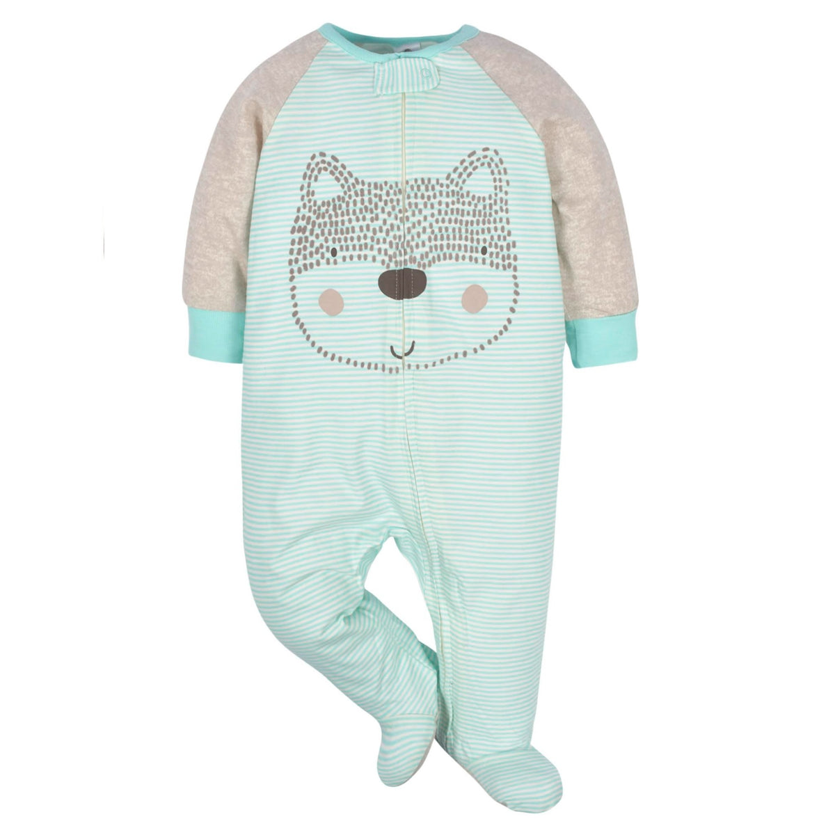 Gerber | Paquete 4 Pijamas Sleep N' Play con Pies Bebé Niño