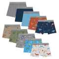 Hanes | Bóxers Niño Pack 10 Algodón Transpirable Estampados Surtidos Cintura Elástica (2T - 5T)
