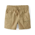 The Children's Place Short Cargo Secado Rápido Niño | Khaki • 4 Bolsillos • Nailon Ligero