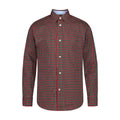 Tommy Hilfiger | Camisa de Vestir Manga Larga Cuadros Chile Rojo Verde Niño (8T - 16T)