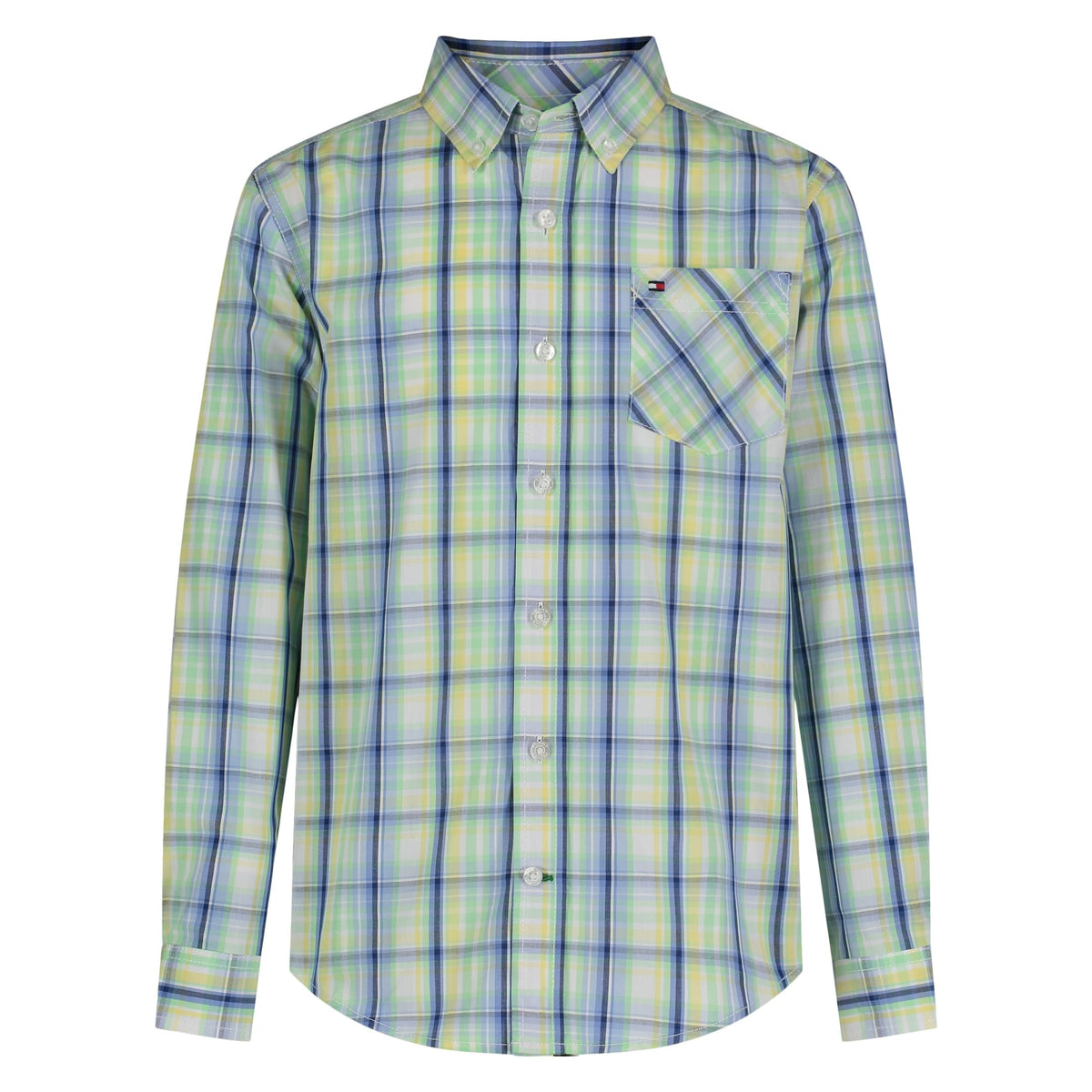 Tommy Hilfiger | Camisa Casual Manga Larga Cuadros Seaside Niño (8T - 16T)