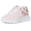 Skechers - Tenis Deportivos Uno Lite - Charming Lite con Detalle de Pulsera de Dijes para Niña (Rosa Claro/Multicolor) (Talla 27 - 40)