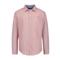 Tommy Hilfiger | Camisa Casual Manga Larga Sólida Rosa Niño (8T - 16T)