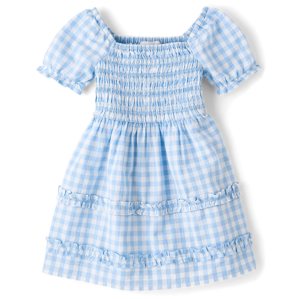 The Children's Place | Vestido Elegante de Manga Corta Niña Pequeña