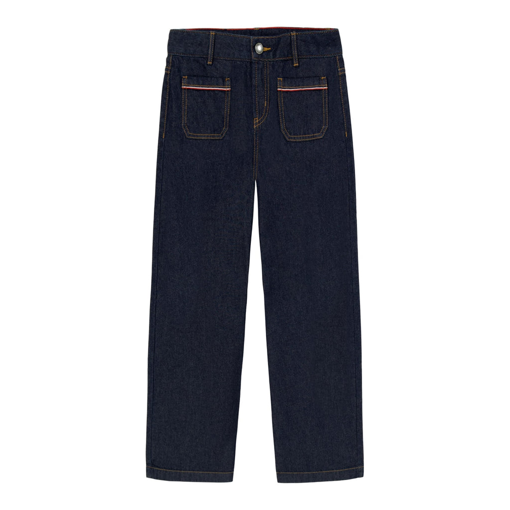 Jeans Carpintero Tommy Hilfiger para Niña – Edición Denim Azul  (7T - 16)