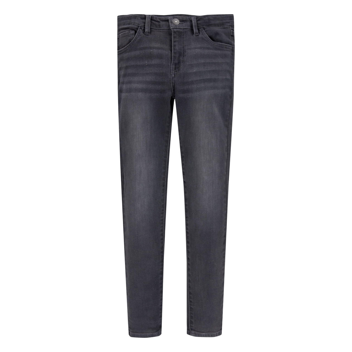 Jean 710 Super Skinny Levi's | Gris Carbón + Denim Sostenible Repreve Reciclado + Cintura Ajustable | Niña (2T - 16T)
